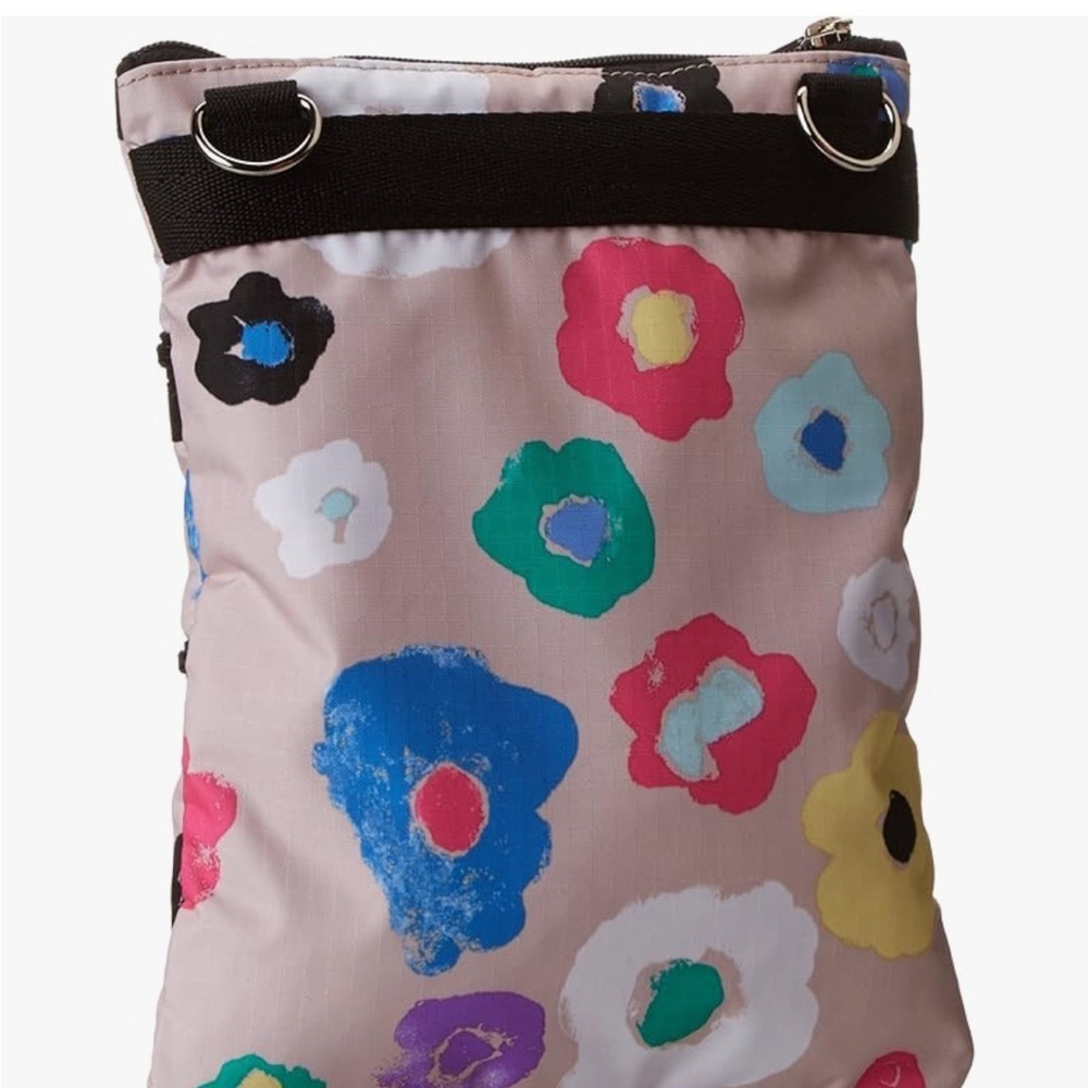 LeSportSac 3-Zip Flower Crossbody Bag - Picture 2 of 6